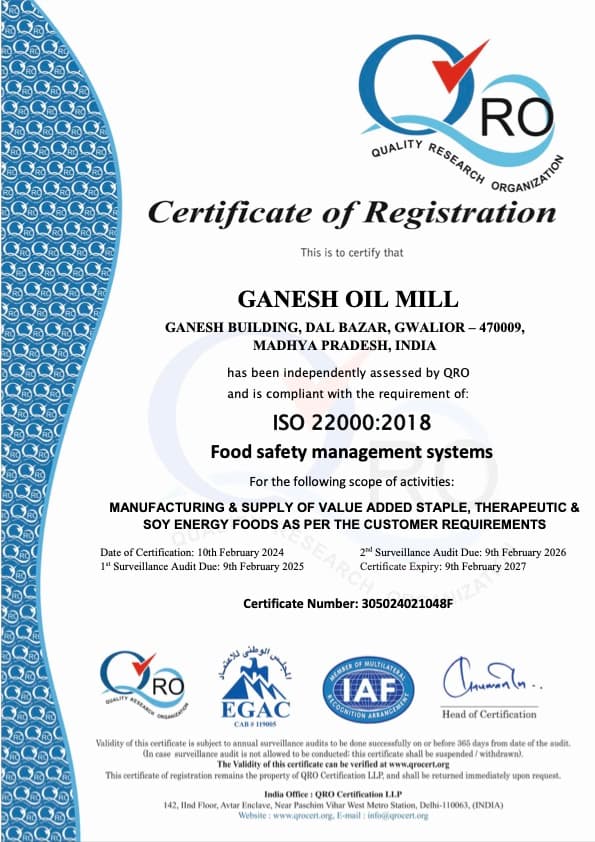 ISO 22000:2018, Food Safety Management